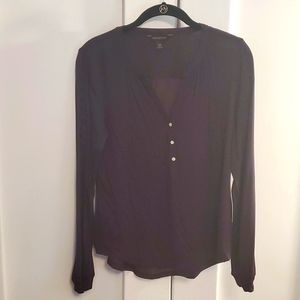 Banana Republic Blouse XS Eggplant color